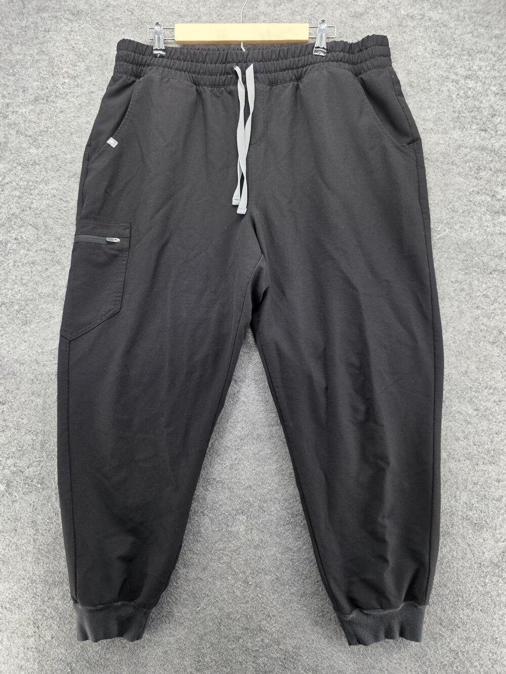 FIGS Pants Womens XXL P Black Jogger Relaxed Technical Polyester Rayon Spandex